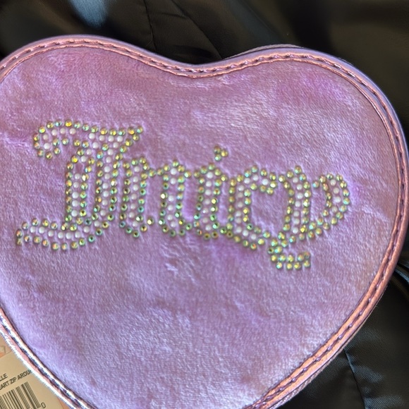Juicy Couture Pink Heart Pouch purse - Picture 3 of 5
